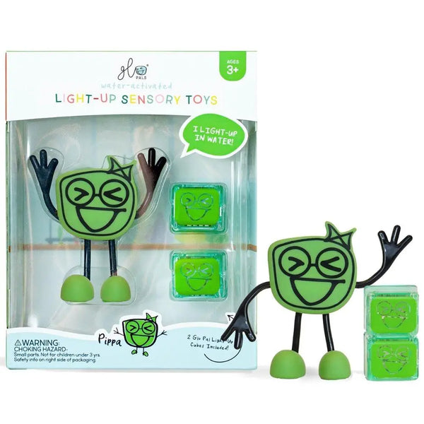 Set Personagem Pippa e 2 Cubos Luz GloPals Verde
