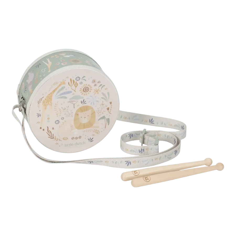 Little Dutch Tambor Infantil Safari Friends