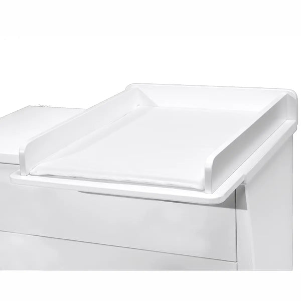 Trama Muda-Fraldas Vestidor para Cómodas Maxi – Branco Mate