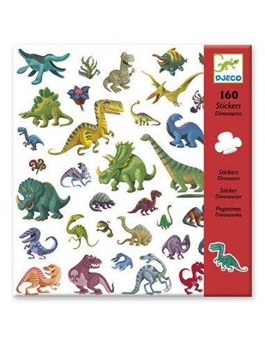 Dinossauros Djeco com 160 Autocolantes