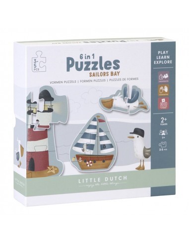 Puzzle 6 em 1 Little Dutch Sailors Bay
