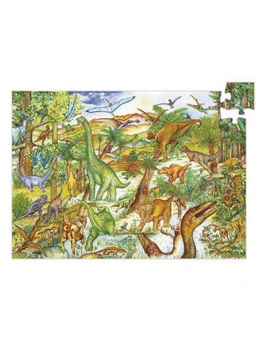 Puzzle 200 peças Dinossauros + Livro