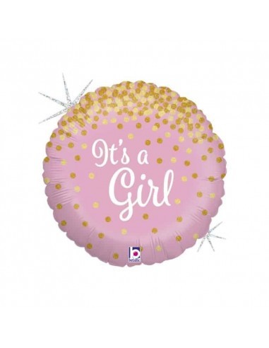 Balão Foil 18" It s a Girl Glitter