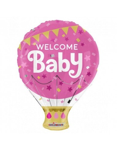 Balão Foil 18" Ar Quente Welcome Baby...