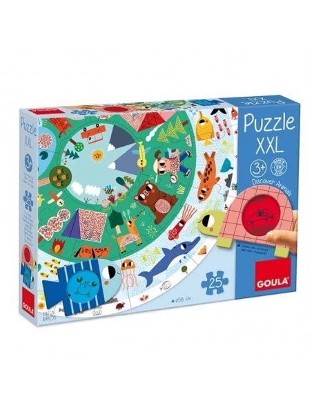 GOULA Puzzle XXL Descobre Animais