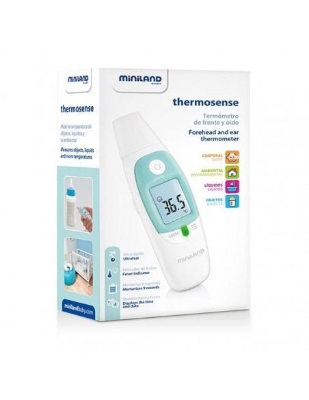MINILAND Termómetro de Contacto Thermosense Testa e Ouvido 1