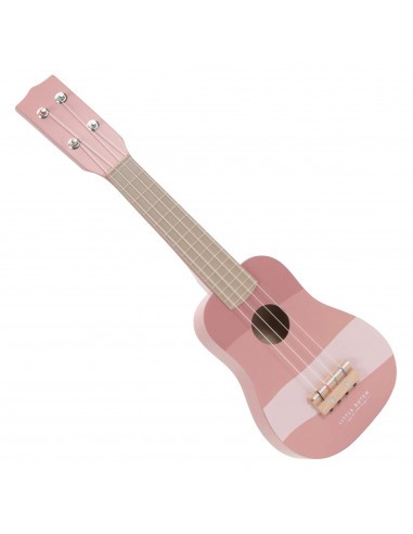 Little Dutch Guitarra Rosa Madeira
