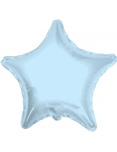 Balão Foil 9" Estrela Azul Bebé
