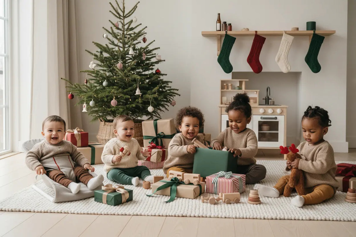 🎄 10 Presentes de Natal para Bebé de 1 Ano que não são Roupa (Guia 2025) - Minicool