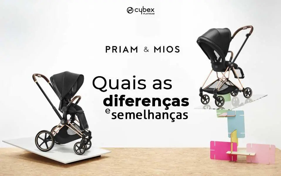 CYBEX PRIAM e CYBEX MIOS: Comparação entre estes dois carrinhos de excelência