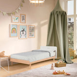 Cama Convertível Micuna Big Trevi – Branco/Madeira - Minicool