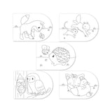 Little Dutch Livro de Colorir com Aguarelas Forest Friends Little Dutch