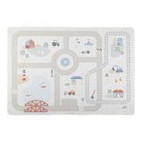 Tapete Brincadeiras Pista Carros Little Dutch bege LD2550 cenário brinquedo criça +18 meses Essentials