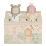 Little Dutch  Brinquedo Pop-up em Madeira Safari Friends - Verde