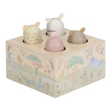 Little Dutch  Brinquedo Pop-up em Madeira Safari Friends - Verde