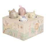 Little Dutch  Brinquedo Pop-up em Madeira Safari Friends - Verde