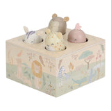 Little Dutch  Brinquedo Pop-up em Madeira Safari Friends - Verde