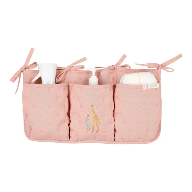 Organizador cor-de-rosa com Girafa