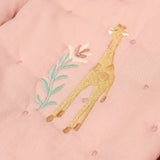 Organizador cor-de-rosa com Girafa
