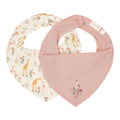 Little Dutch Conjunto de 2 Babetes Bandana Blooming Safari Rosa