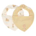 Little Dutch Conjunto de 2 Babetes Bandana Safari Leo Amarelo
