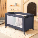 Olmitos Cama de Viagem Cinza Escuro Olmitos