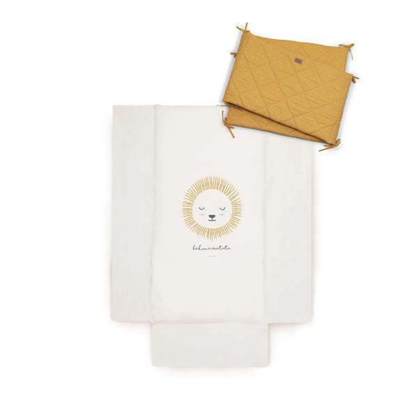 Bonjourbébé Pack Colcha e Protetor Berço 60x120 cm Nairobi Mostarda
