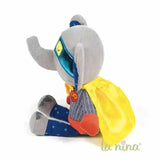 La Nina Peluche Super Herói Elefante