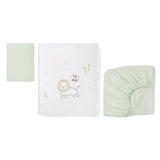 Bonjourbébé Conjunto 3 Peças Lençóis 60x120 Nairobi Mostarda Bonjourbébé