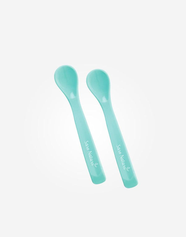 SARO Conjunto 2 Colheres de Silicone Verde
