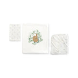 Bonjourbébé Conjunto 3 Peças Lençóis Minicuna Spring Cottage Verde Bonjourbébé