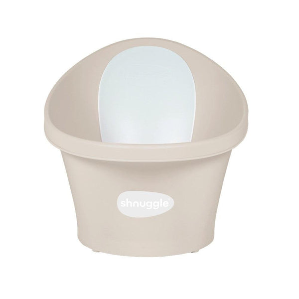 Shnuggle Banheira Taupe Encosto Branco - Minicool