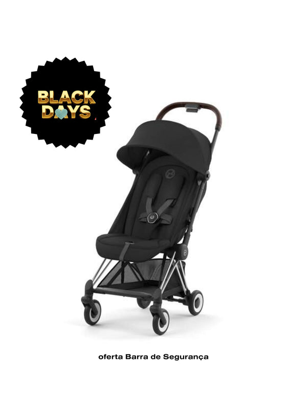 Carrinho de Bebé  Cybex Coya Chrome Dark Brown Sepia Black black