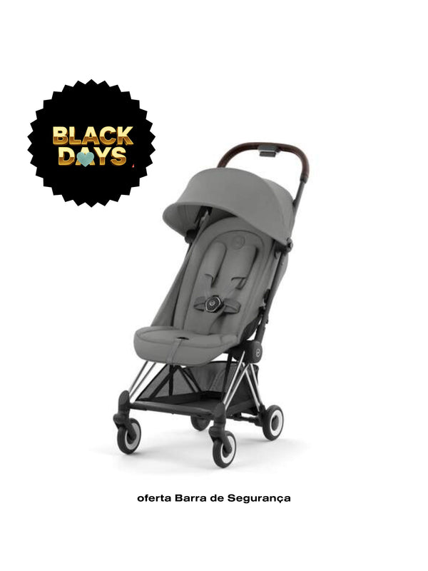 Carrinho de Bebé  Cybex Coya Chrome Mirage Grey dark grey