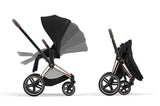 Carrinho de Bebé Cybex Chassi e Estrutura de Assento Priam 4 | Chrome Brown - Minicool