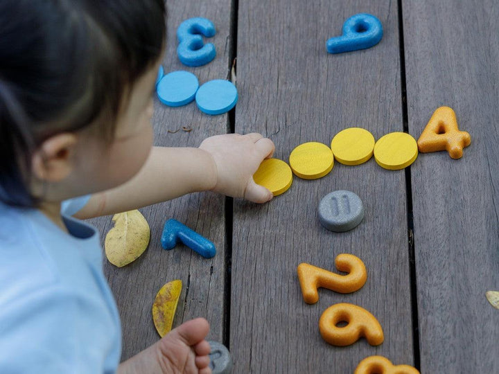 PLAN TOYS Números e Símbolos - Minicool