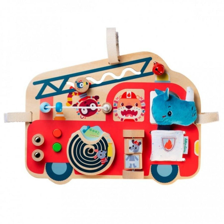LILLIPUTIENS Painel de Atividades | Carro de Bombeiros - Minicool