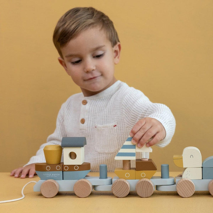 Comboio de Madeira Little Dutch Sailors Bay - Minicool