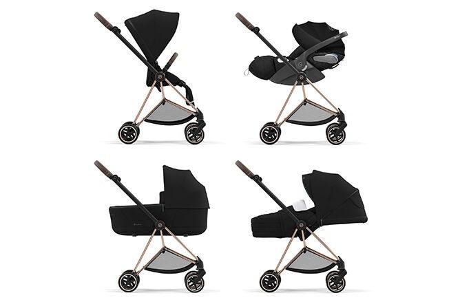 Carrinho de Bebé Cybex Chassi e Estrutura de Assento Mios 4 | Matt Black - Minicool