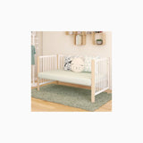 Trama Cama-Berço Flexi Multifuncional | Evolutivo com Colchão Branco Mate/Faia