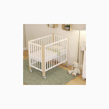 Trama Cama-Berço Flexi Multifuncional | Evolutivo com Colchão Branco Mate/Faia