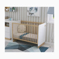Trama Cama Baby 120x60 cm Branco Mate/Tola | Evolutiva com Lateral Amovível