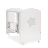 Cama de Grades CoSleep Trama Big Star Branco Mate/Prata Mate 120x60cm - Minicool
