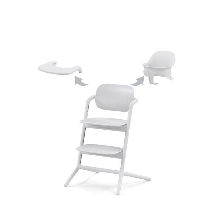 CYBEX Cadeira de Refeição LEMO 3 em 1 | All White - Minicool