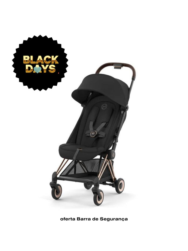 Carrinho de Bebé  Cybex Coya Rosegold Sepia Black black