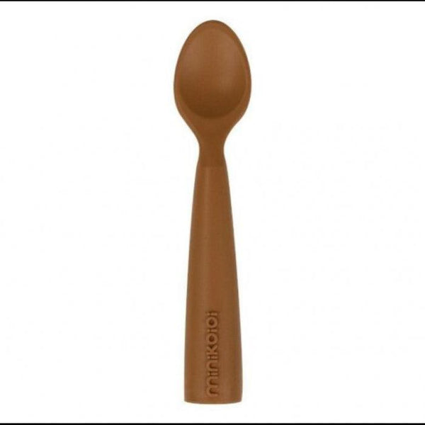 Colher de Silicone Minikoioi Woody Brown