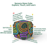 Cubo de Atividades Sensoriais 3D