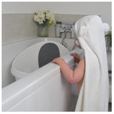 Shnuggle Toalha de Banho Avental Cinza Shnuggle