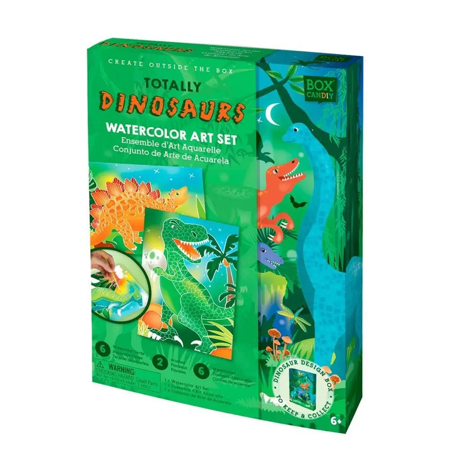 Aquarela Art Set Box Candiy Dinossauros Minicool