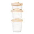 Saro Conjunto 3 Recipientes Alimentos Creme
